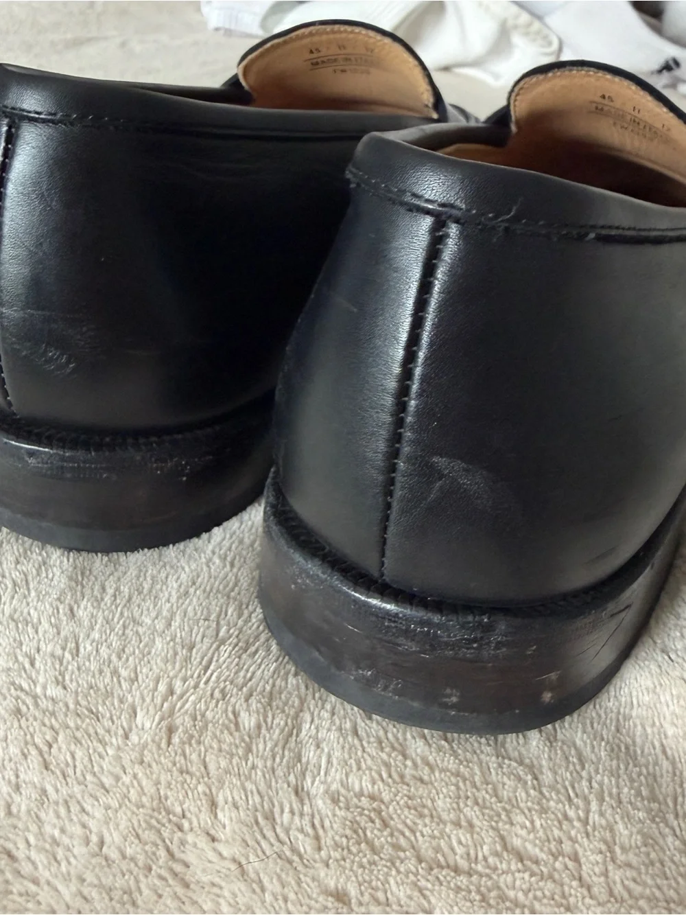 Suitsupply Black Penny Leather Loafers